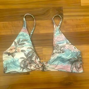 Quiksilver Classic Knot Trilette Aop Bikini Top